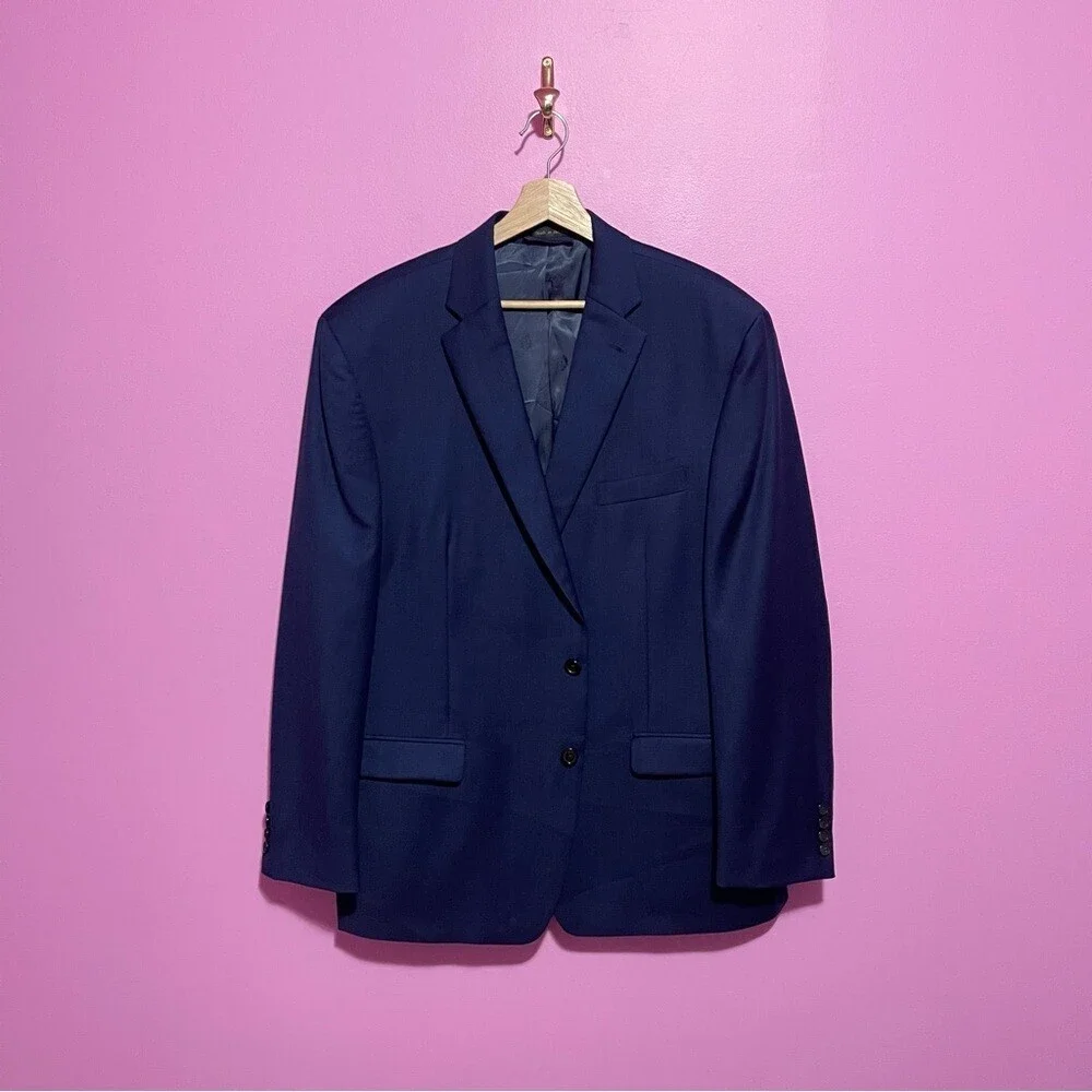 Lauren Ralph‎ Lauren Vintage Navy Wool Blazer Jacket Men’s 46R